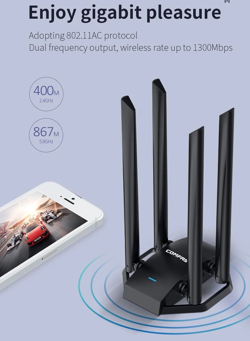 CF-WU785AC - 2.4Ghz&5.8Ghz USB3.0&USB2.0 Wireless