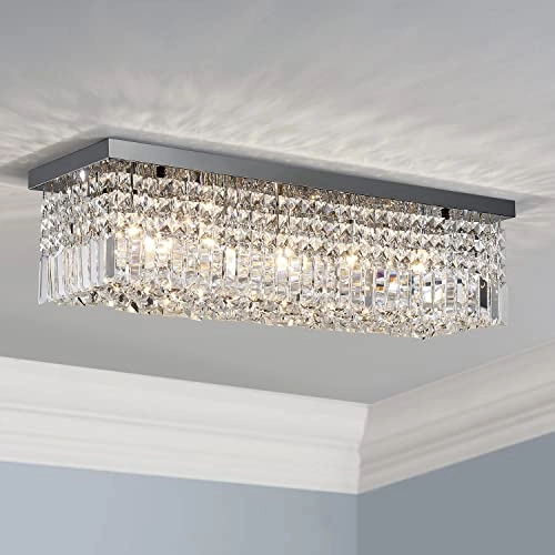 5 Light K9 Crystal Chandelier - Champagne Modern