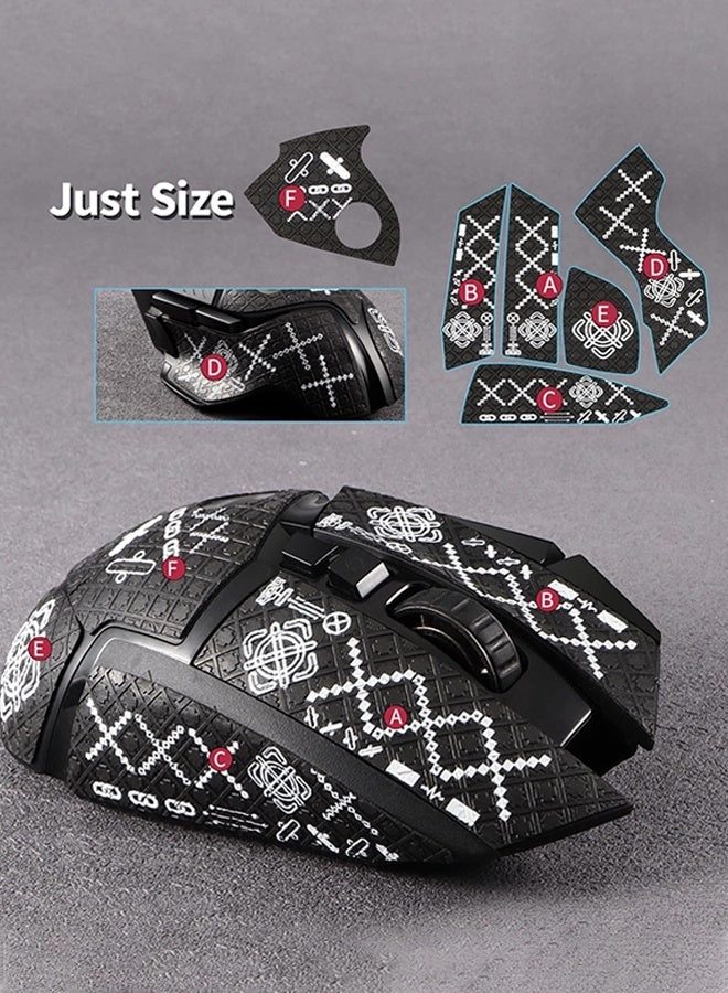 Mouse Grip Tape - Full Coverage Self-Adhesive Pre-Cut for G502 Wired G502 Wireless Bundle