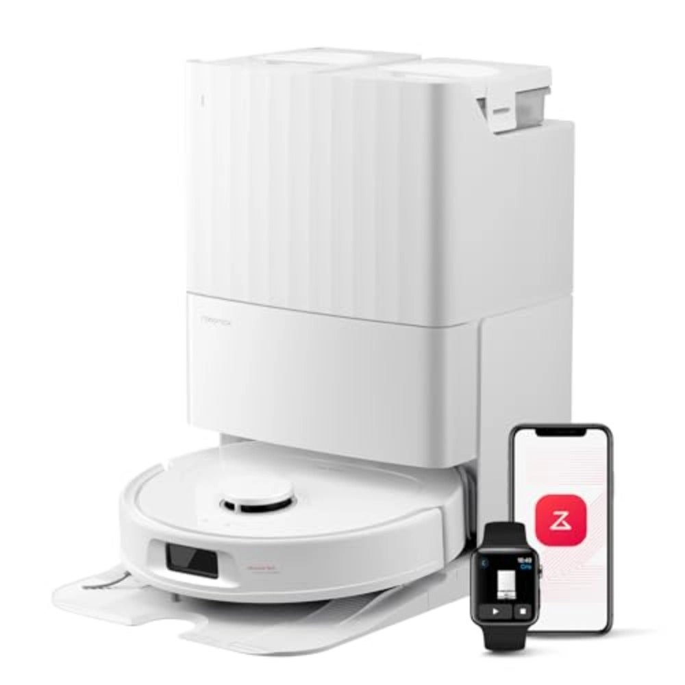 Generic Robot vacuum cleaner - mop white