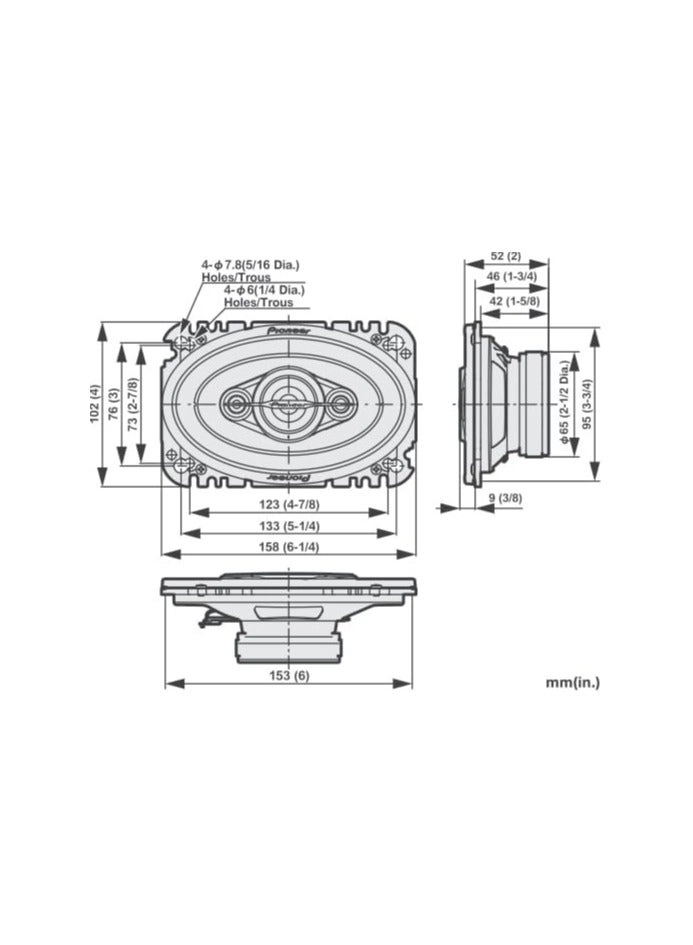 TS-A4671F - 4-way 30W