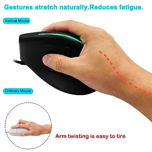 Vertical Gaming Mouse - USB