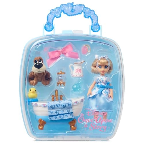 Cinderella Mini Doll Playset - 5 Inch Plastic Fabric Ages 3+