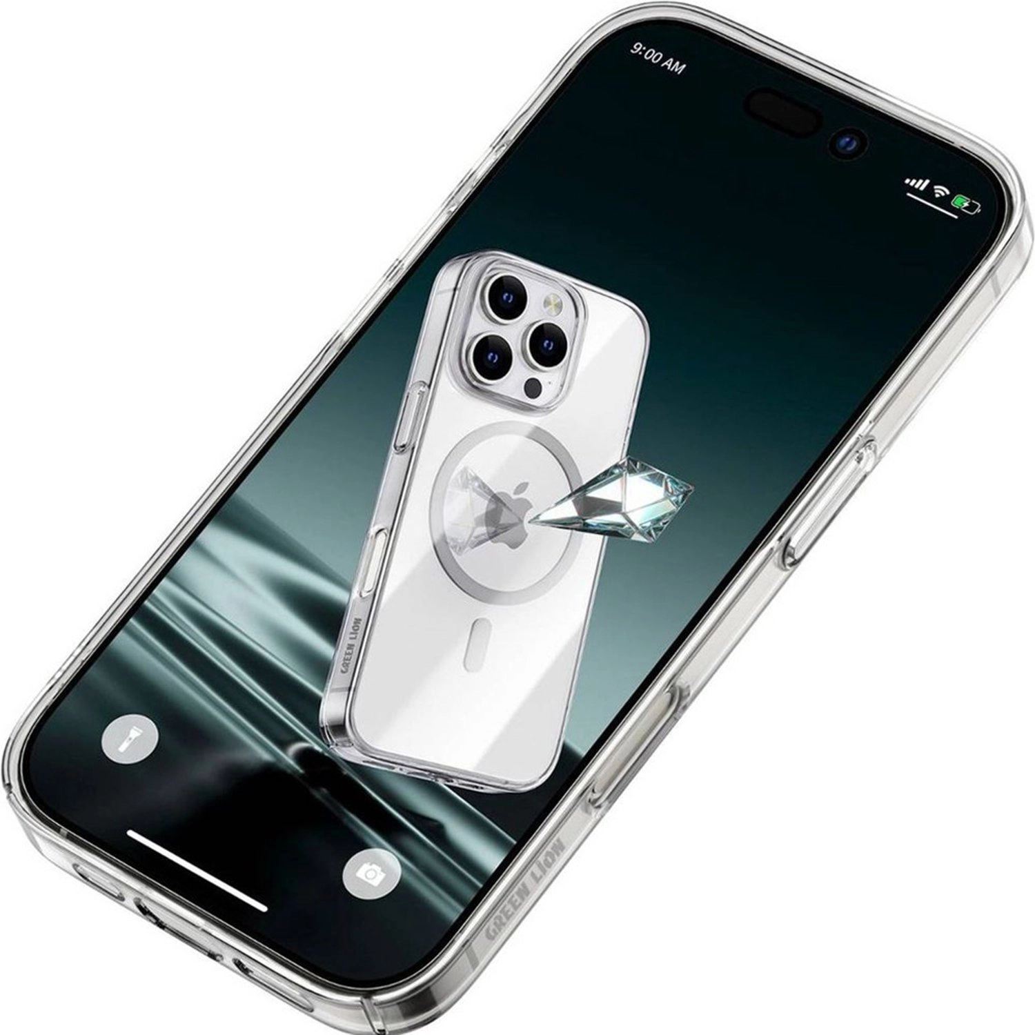 Delgado Clear Case with MagSafe for iPhone 16 Pro