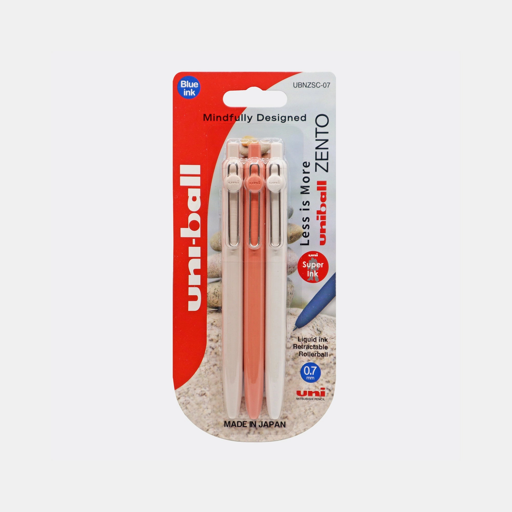 Uni-Ball Zento - 3 piece(s) 0.5Mm