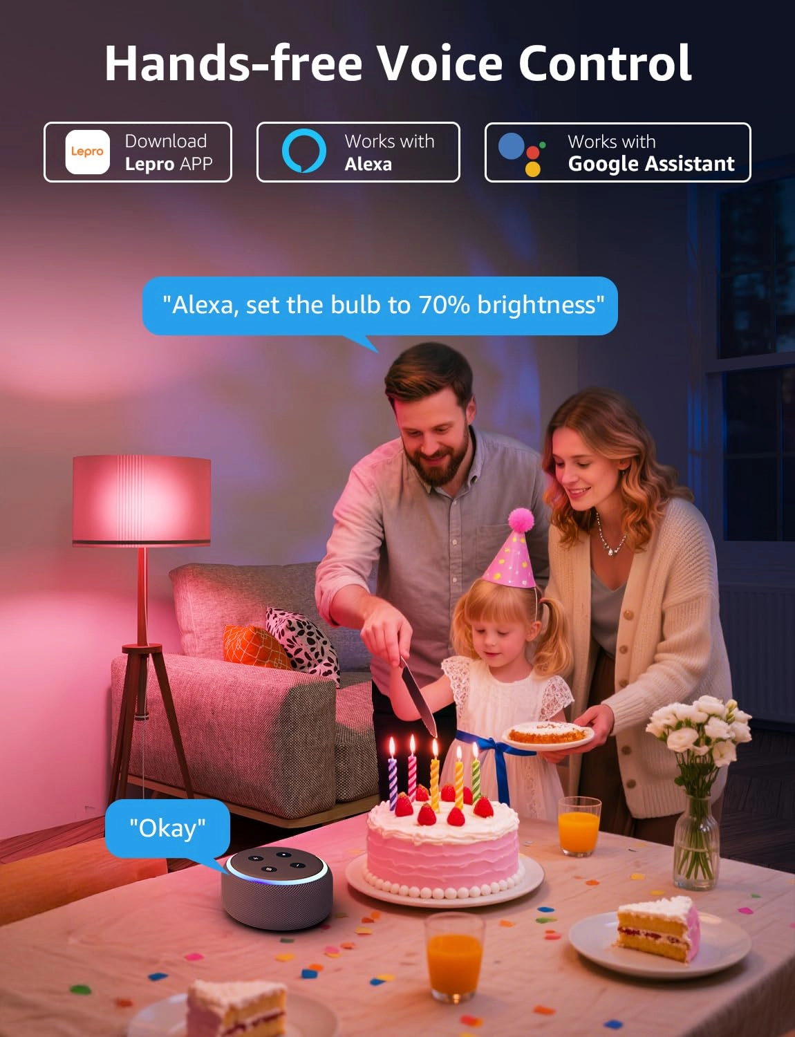 B22 AI Smart Bulb - 2.0 count
