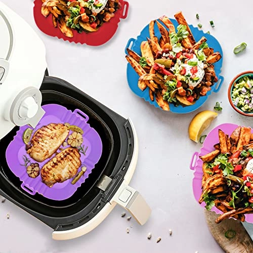 Square Air Fryer Silicone Liners - Food grade silicone 2 piece(s)