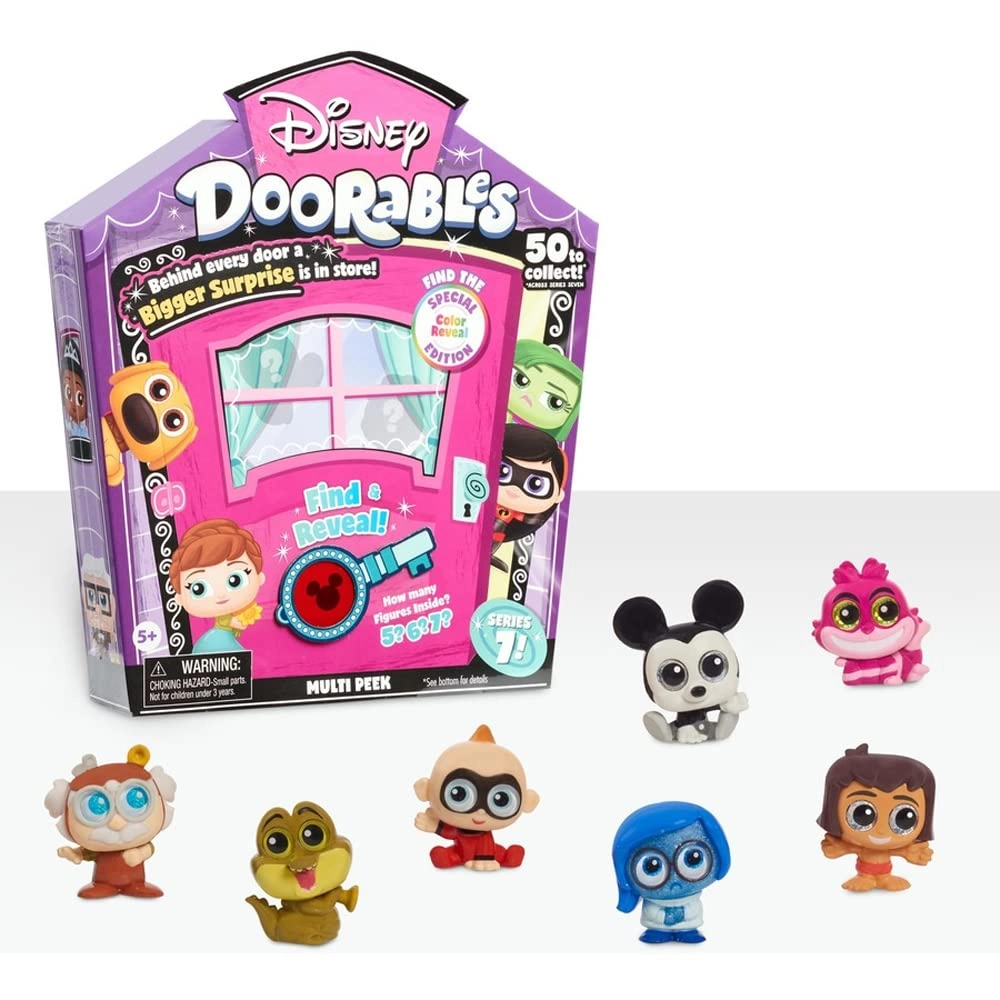 Disney Doorables Multi Peek Series 7 - Collectible Blind Bag Mini Figures