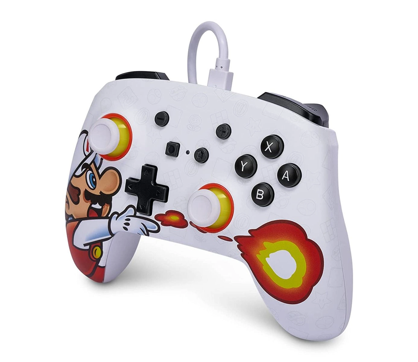 Enhanced Wired Controller - Fireball Mario Switch