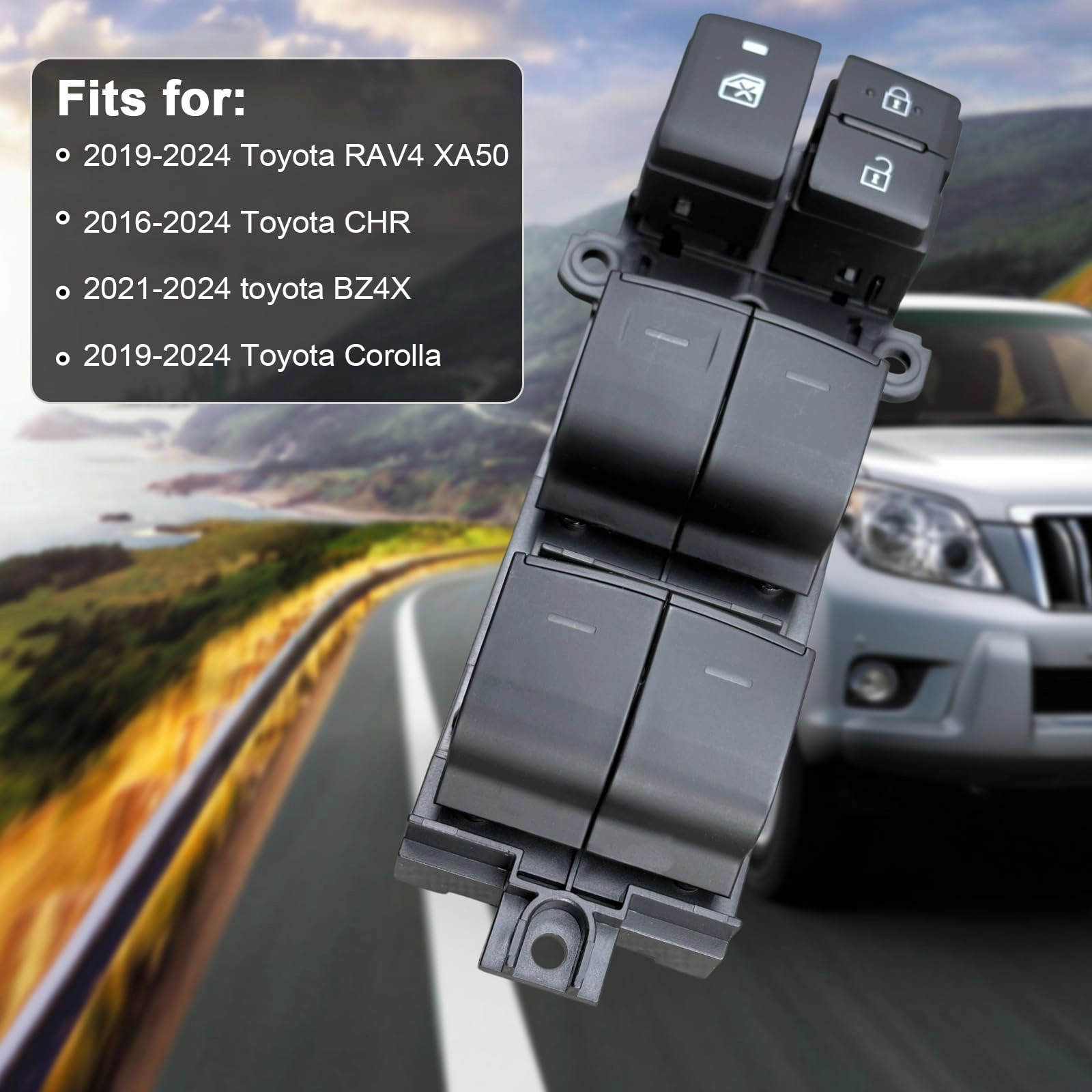 Driver Side Master Window Switch - 84840-02180 Plug-Play