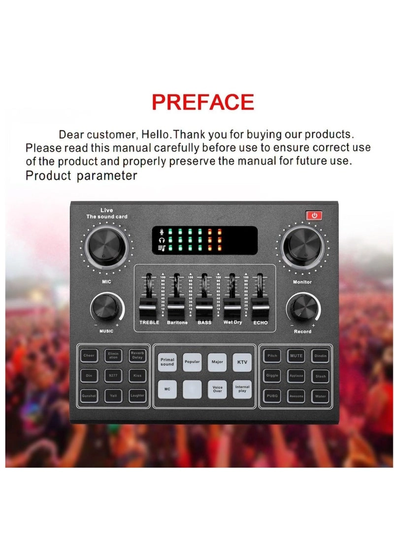 Live V9 + BM800 Wired Microphone Kit