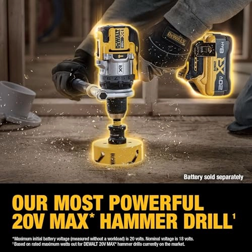 20V MAX XR - 1/2 Inch Cordless 3-Speed