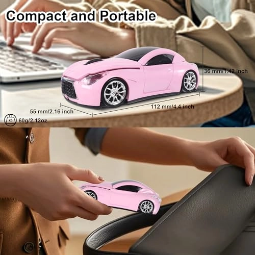 Mini Ergonomic Sport Car Mouse - Wireless