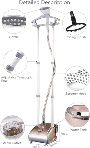 Vertical Garment Steamer - 1950W 2.4L