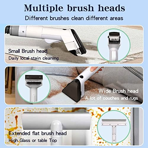 Portable Carpet Cleaner - Integrated suction and washing 300W