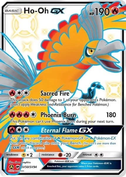 Pokémon Ho-oh GX SV50/SV94 - Hidden Fates