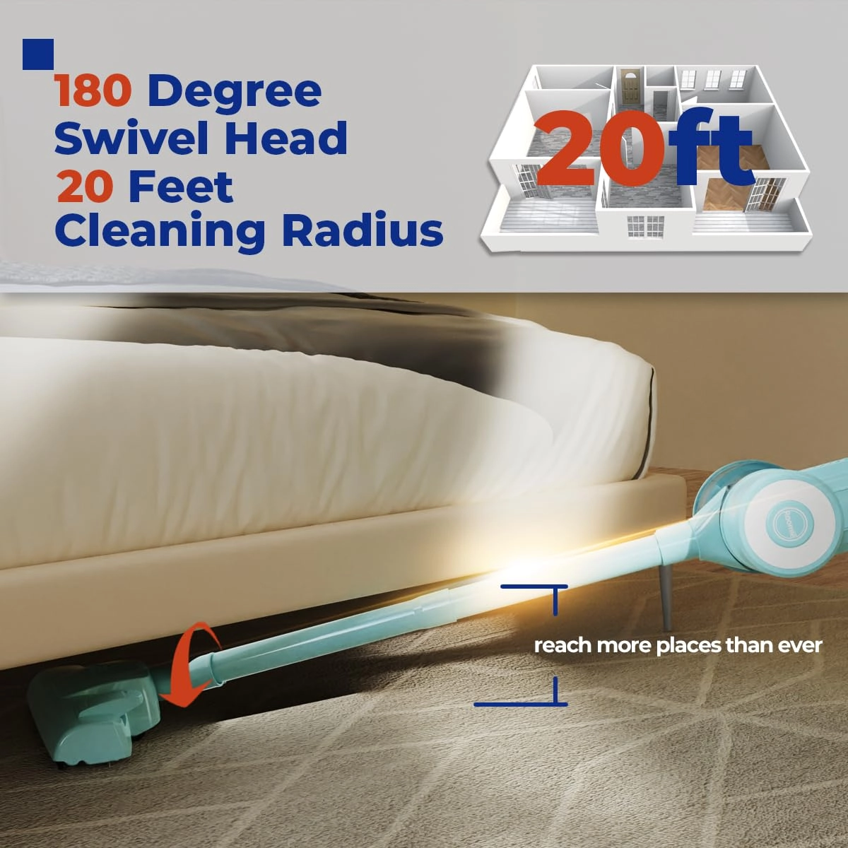 Corded Stick Vacuum Cleaner - 450W 2 in 1