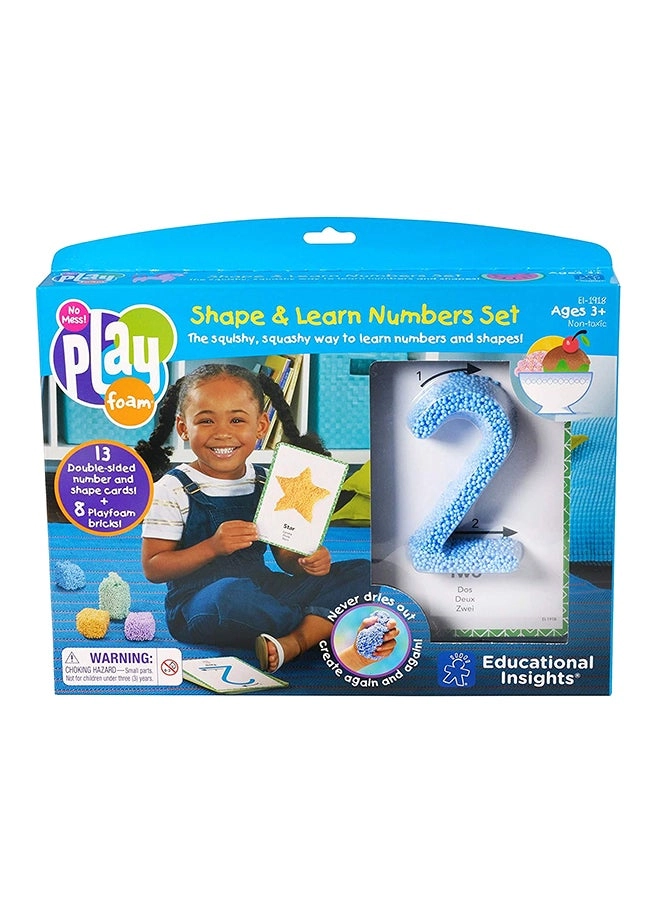 Playfoam Shape & Learn Numbers - 3+ Years