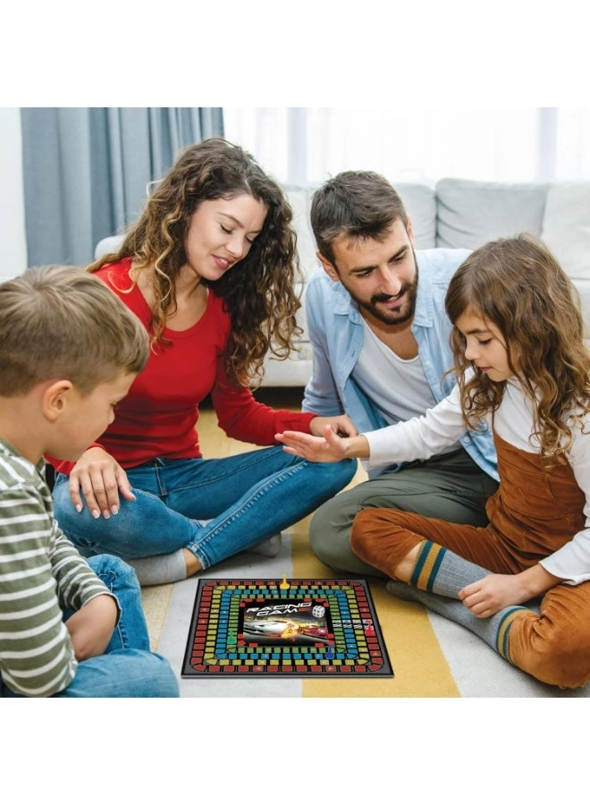 Classic Games - 2-in-1 Racing Game Tic-Tac-Toe basic