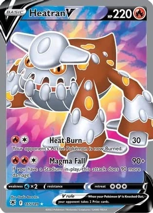 Pokemon USA, Inc. Heatran V - 165/189 Astral Radiance