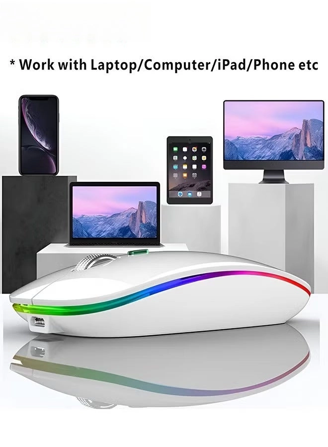 Rechargeable Wireless Bluetooth Mouse - Wireless
