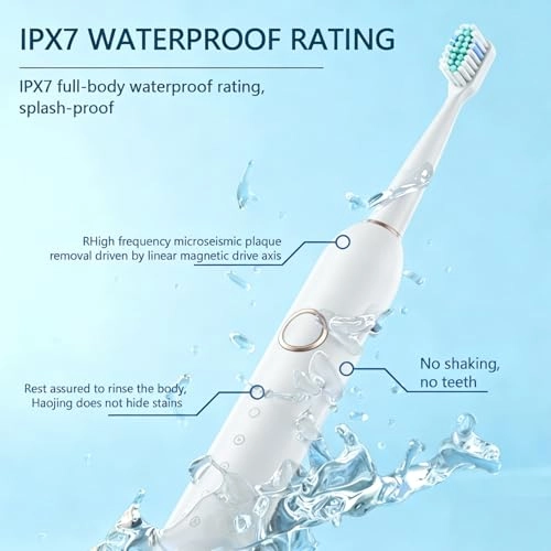 Sonic Electric Toothbrush - 3 Intensity Levels 5 Modes 40000 VPM