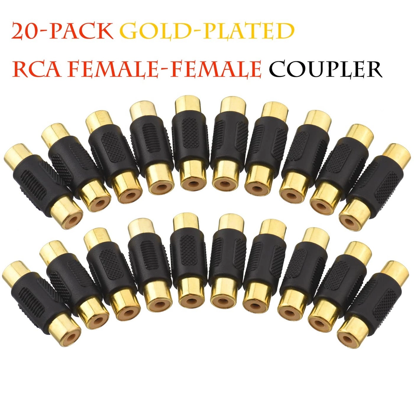 RCA Female to Female Coupler Pack