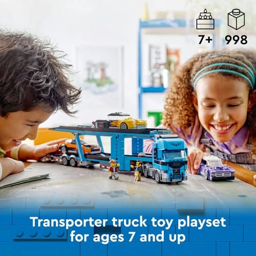 City Car Transporter Truck with Sports Cars (60408)