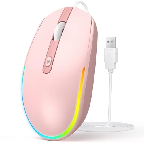 Wired LED RGB Backlit Mouse - USB