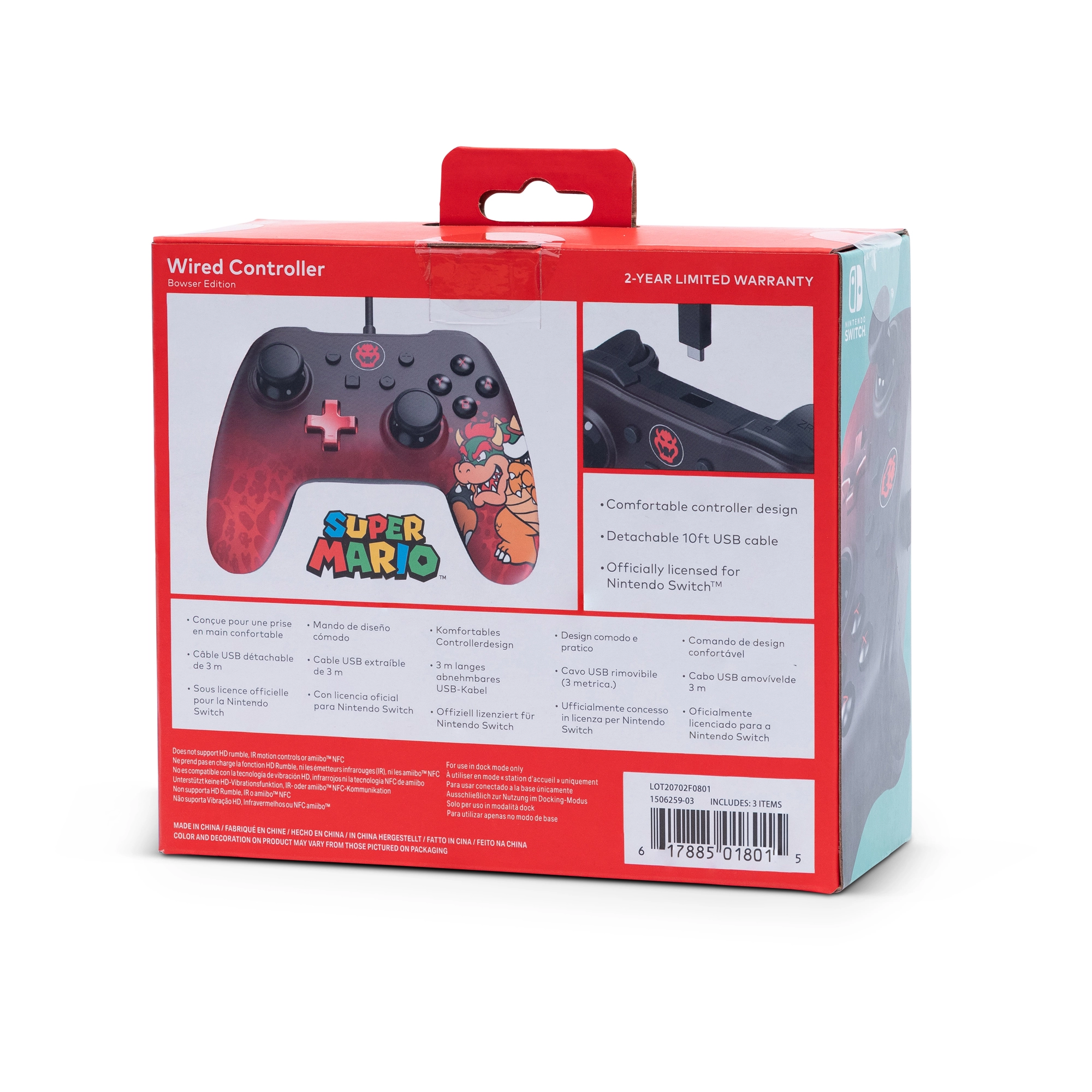 Wired Controller For Nintendo Switch