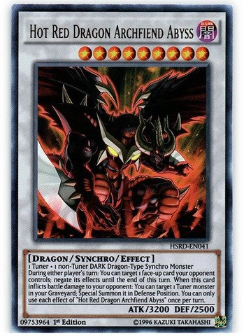 Konami Hot Red Dragon Archfiend Abyss - High-Speed Riders 1st Edition Ultra Rare