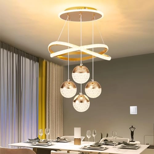 LED Chandeliers - 3-Color Dimmable