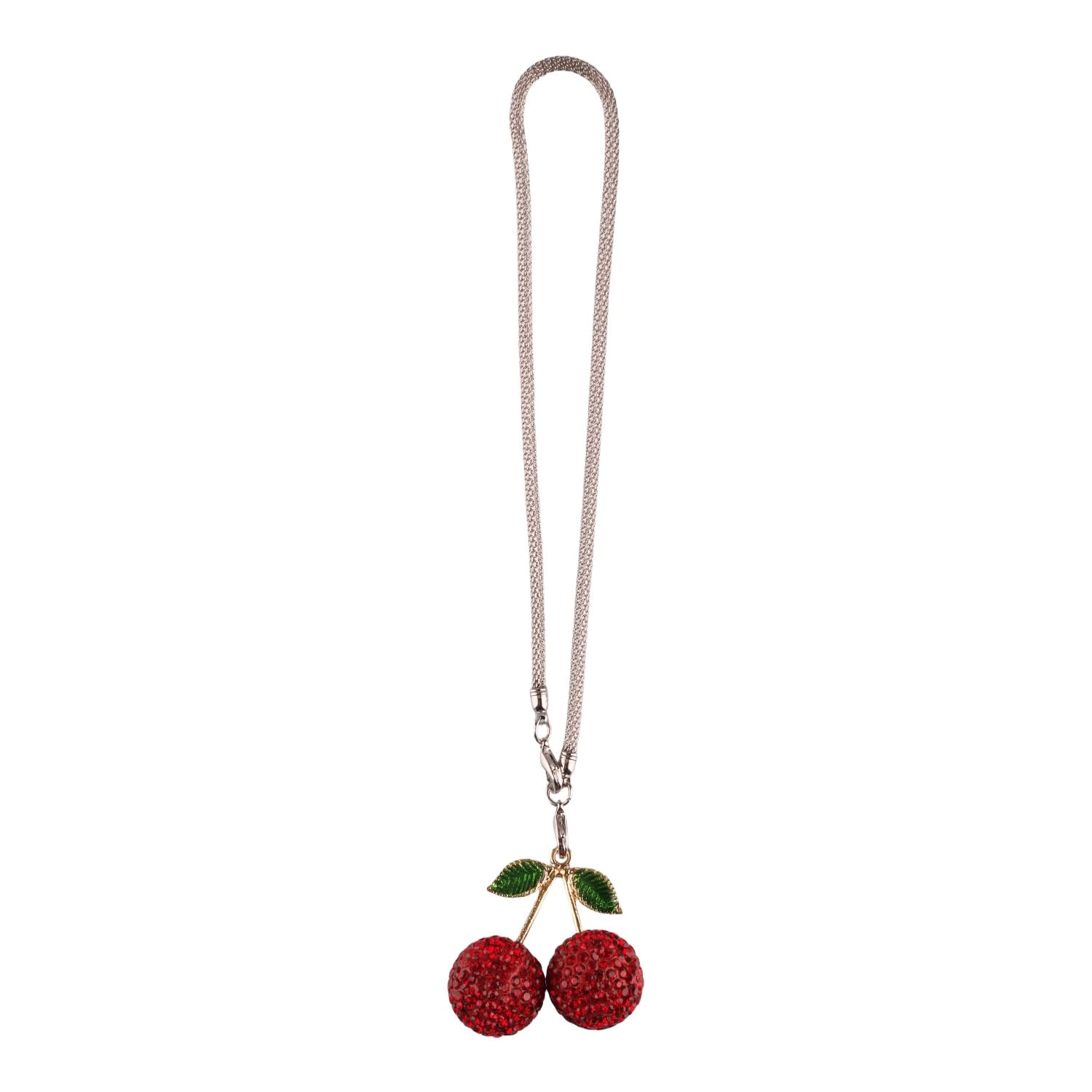 Tabanzhe Bling Cherry Car Hanging Ornament