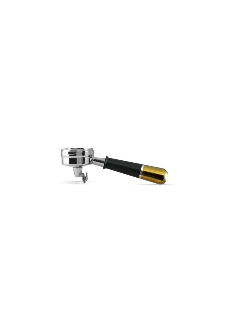 Tamper - 58.5mm Black & Gold + LM/E61 Spouted Portafilter