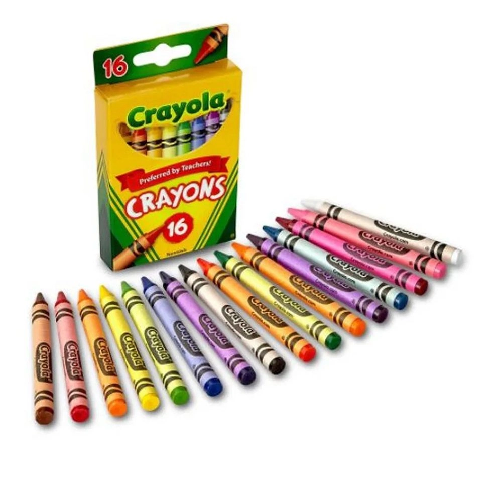 Ultra-Clean Washable Large Crayons - 16 Ct