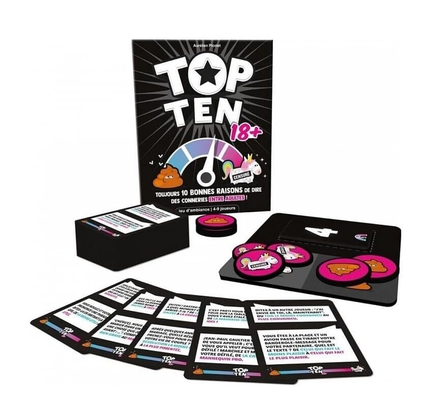 Top Ten - 18 Years + Top Ten Adventure + bottle opener (French)