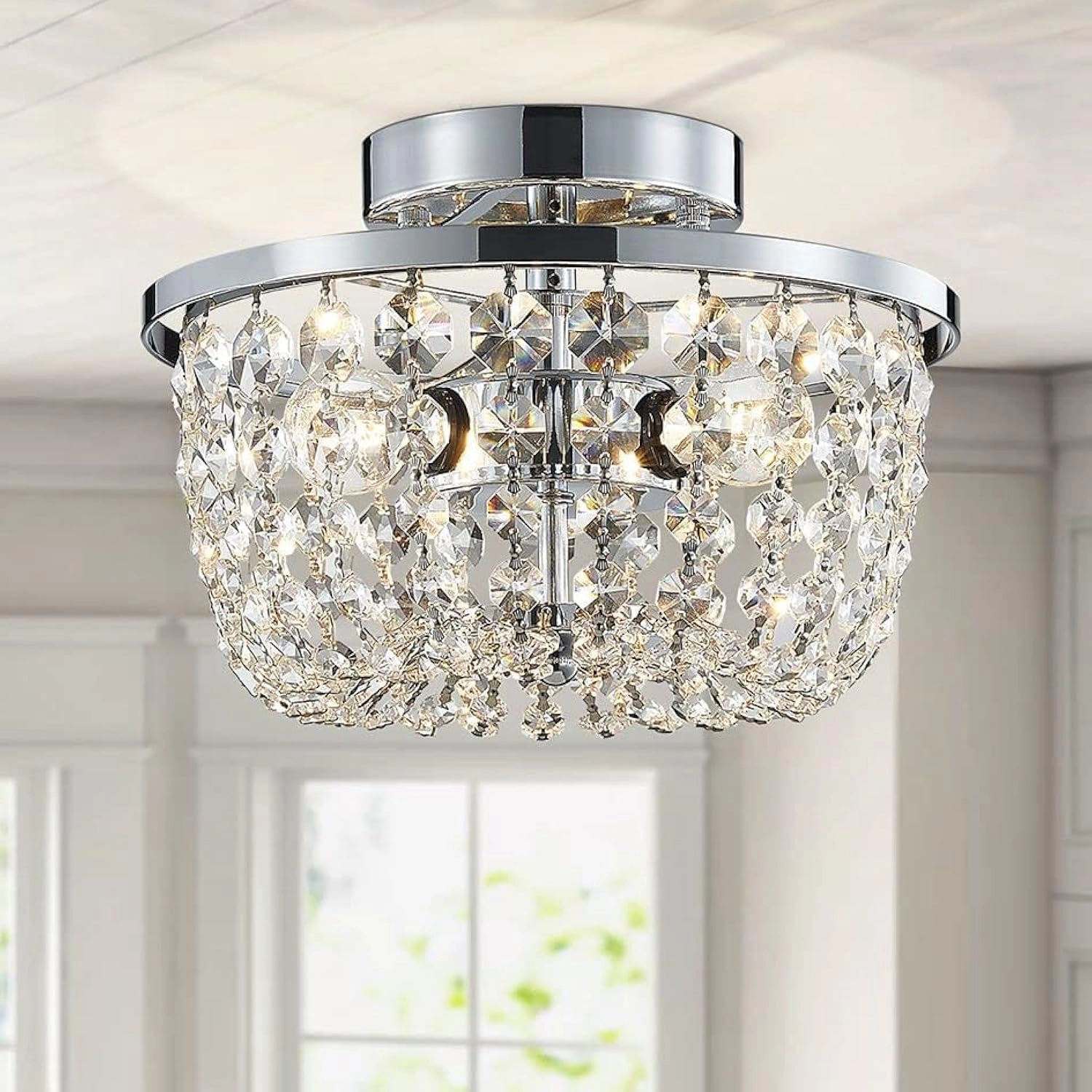 WUZUPS Crystal Chandelier