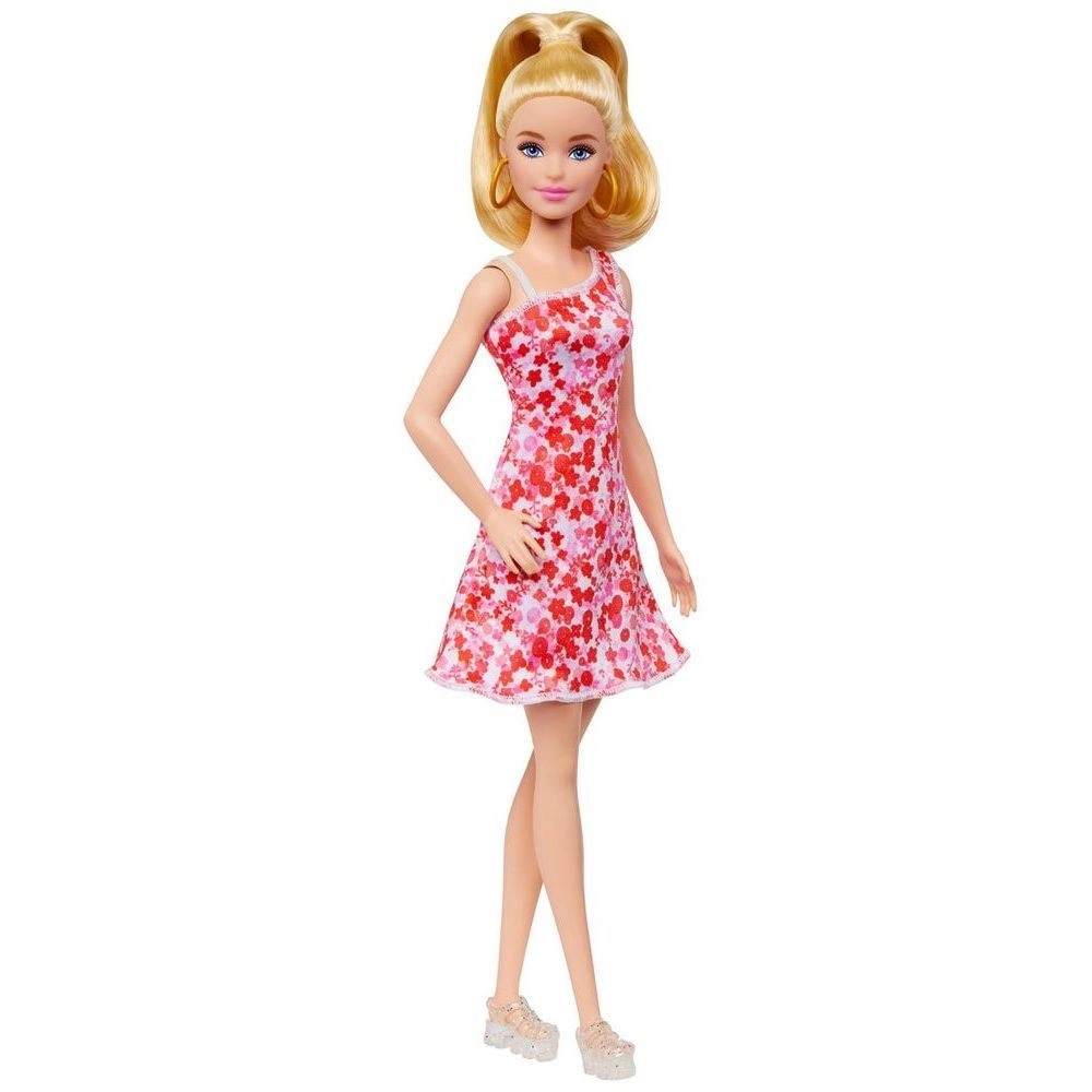 Barbie Fashionistas - Blonde Distorted Dot Dress Ages 3+