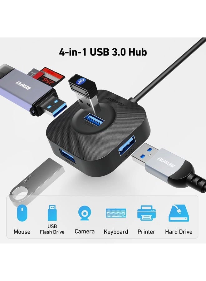 USB 3.0 Hub - 4 Ports USB A Ultra Compact