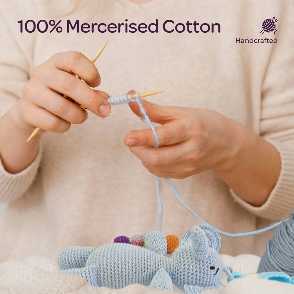 Crochet Ring Rattle Toy - Suitable for 0 month & above premium cotton yarn Tiger