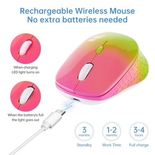 Type C Wireless Mouse - USB, USB A