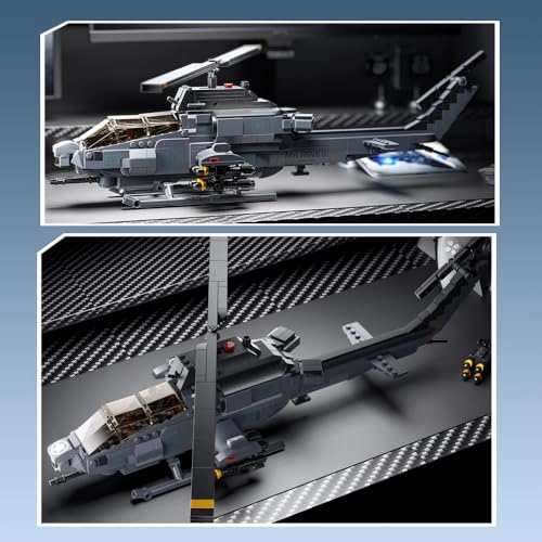 AH-1W Super Cobra (M8024) - 958 Pcs 1:35 Helicopter Building Kit