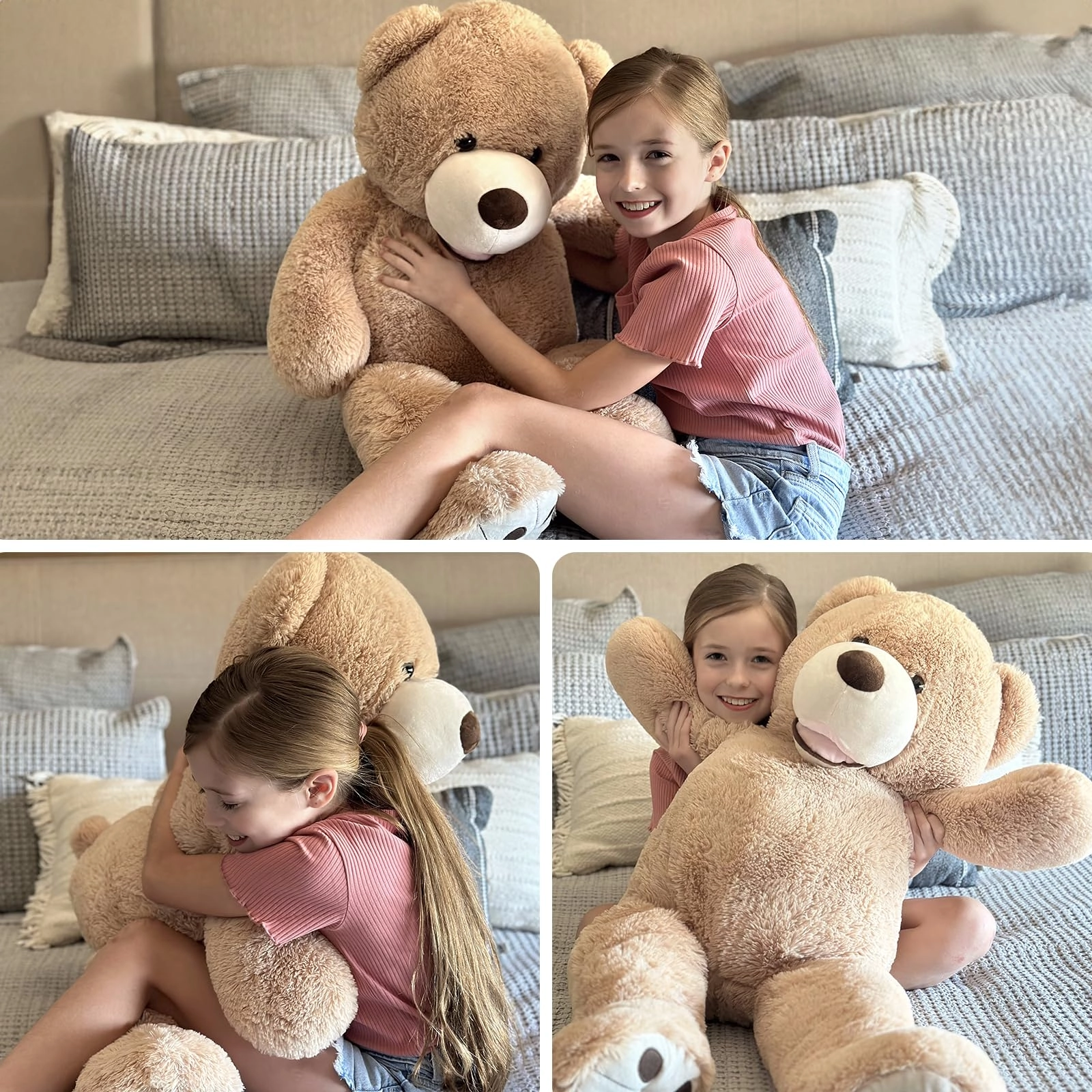 Teddy Bear - 39 inches Gray