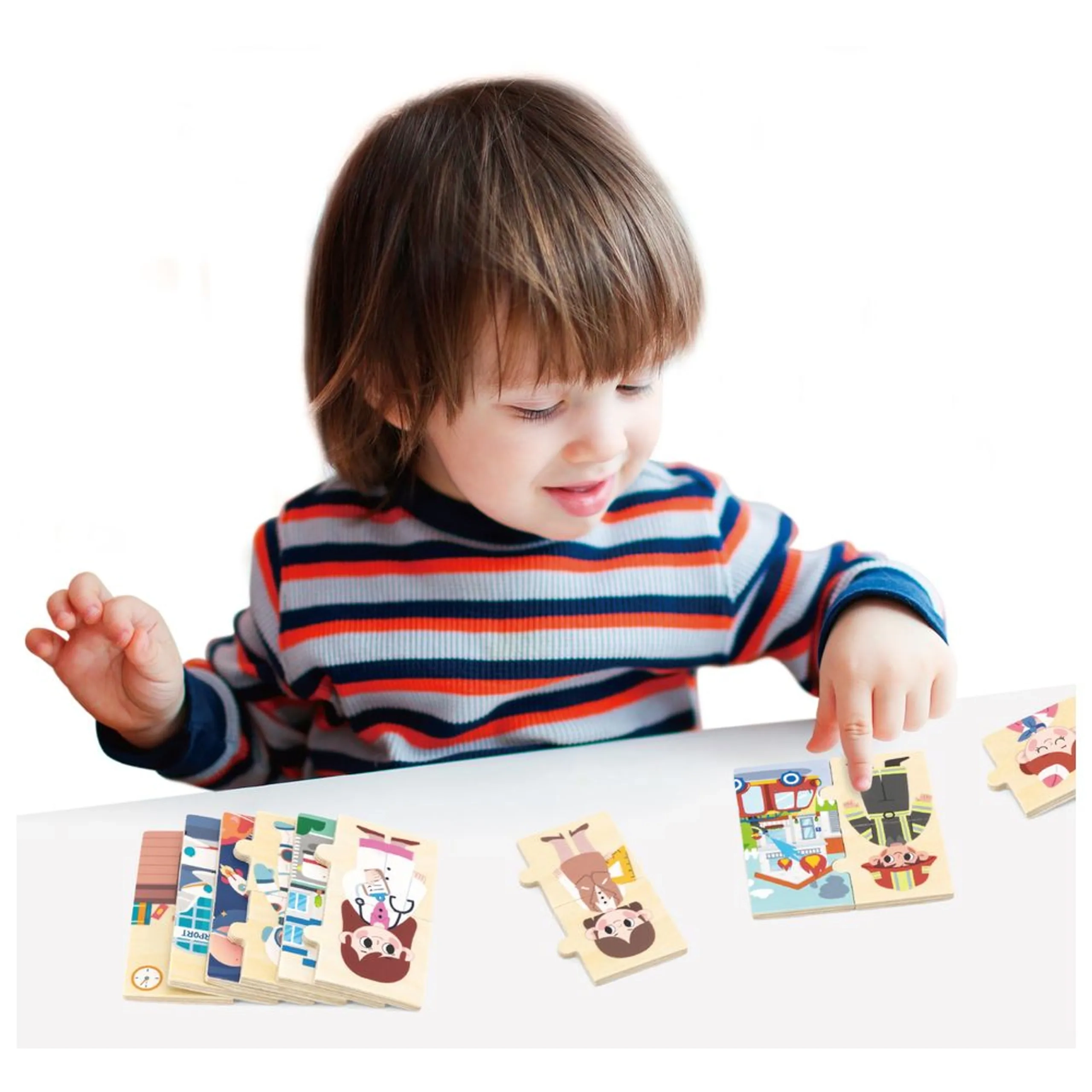 Matching Profession Wooden Puzzle (29464294-44650) - 32 pcs