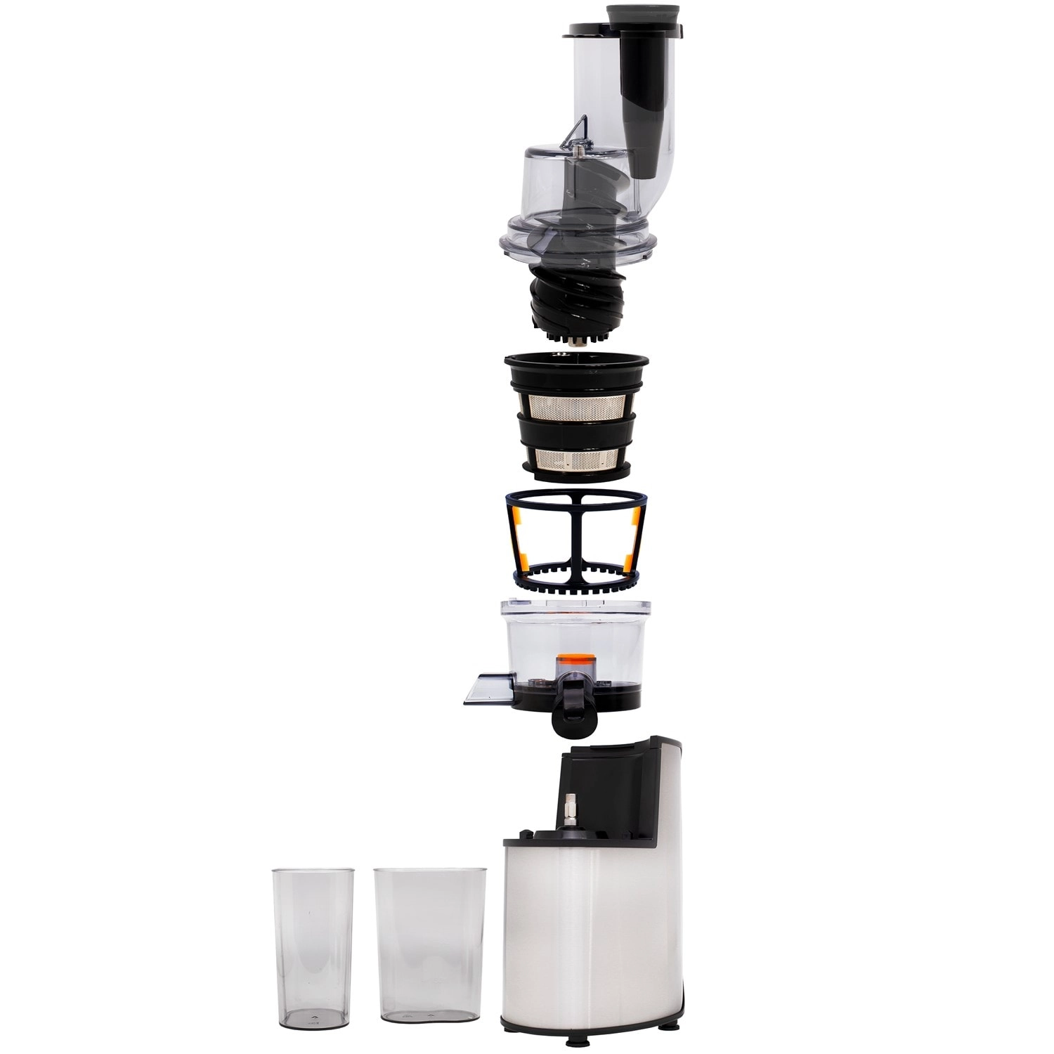 Slow Masticating Juicer Extractor - Wide Chute Quiet Motor BPA-Free