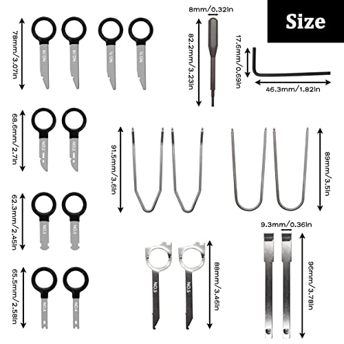 Radio Removal Tool Kit - 20pcs Universal