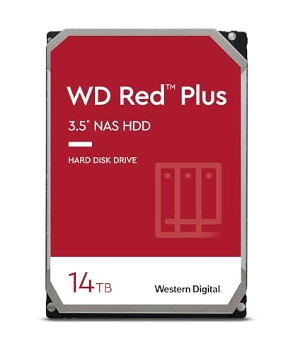 WD Red Plus 3.5" 7200rpm 512MB SATA 6Gb/s (WD140EFGX) - 14TB