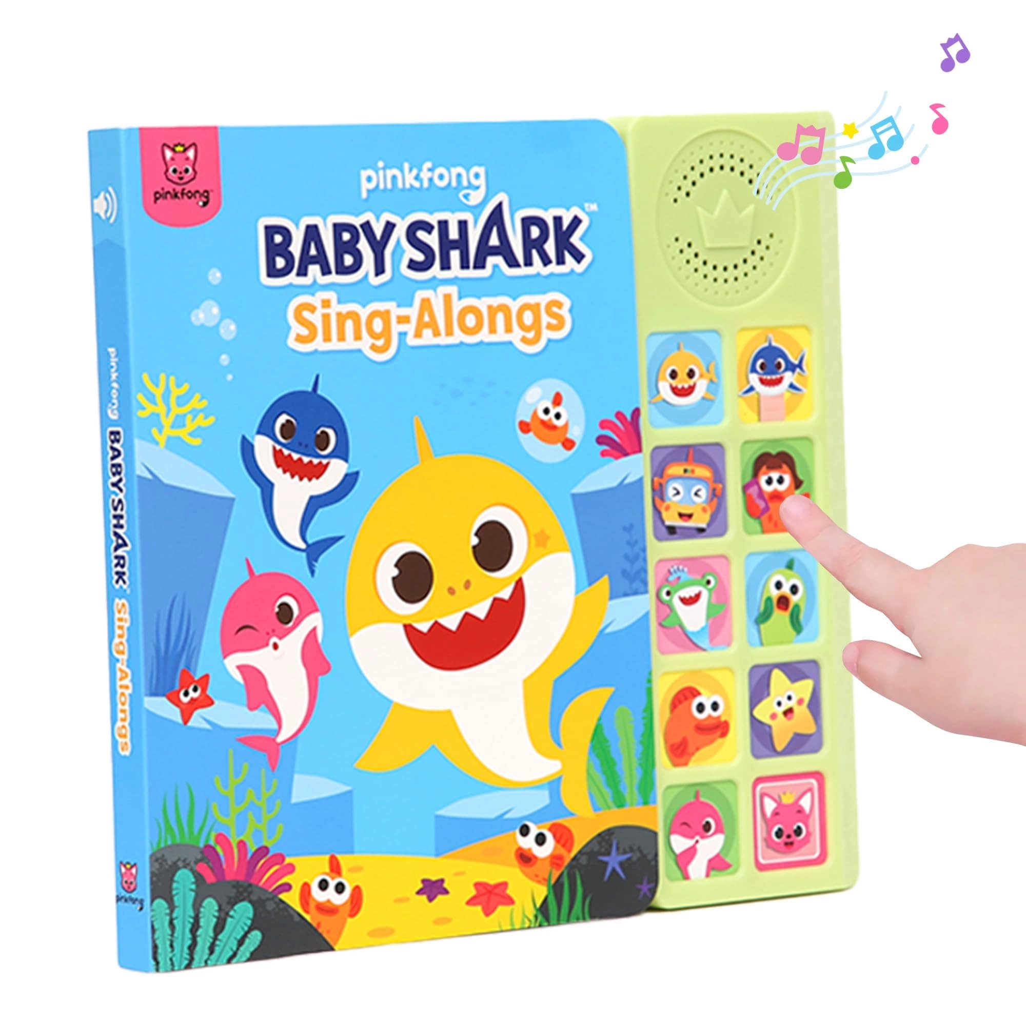 Pinkfong Baby Shark Sing-Alongs 10 Button Sound Book - 1-3 years