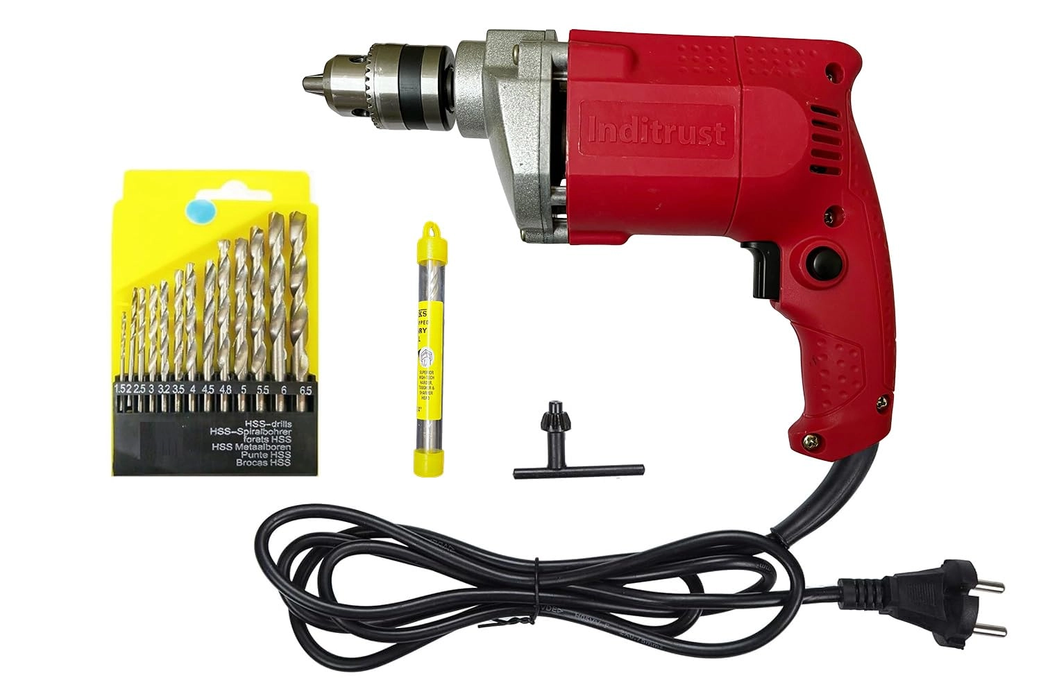 Electric Drill - 350w 10mm RED