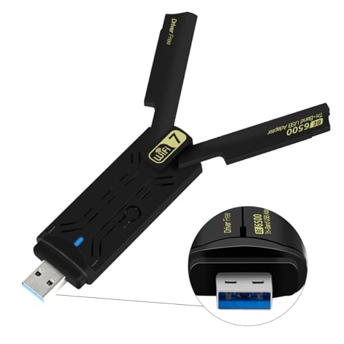 DERAPID WiFi 7 USB 30 Adapter - TriBand